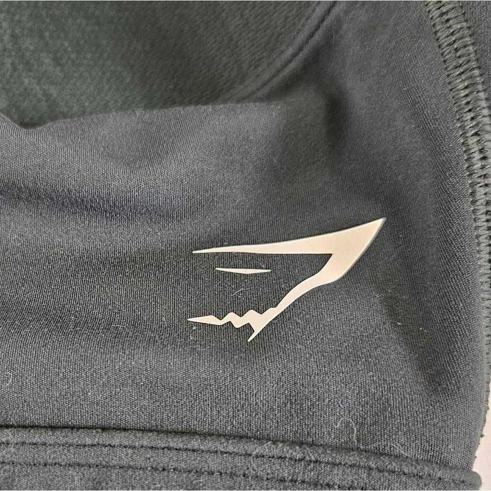 Gymshark High Support Compression Racerback Training Sports Bra - Forest Green L